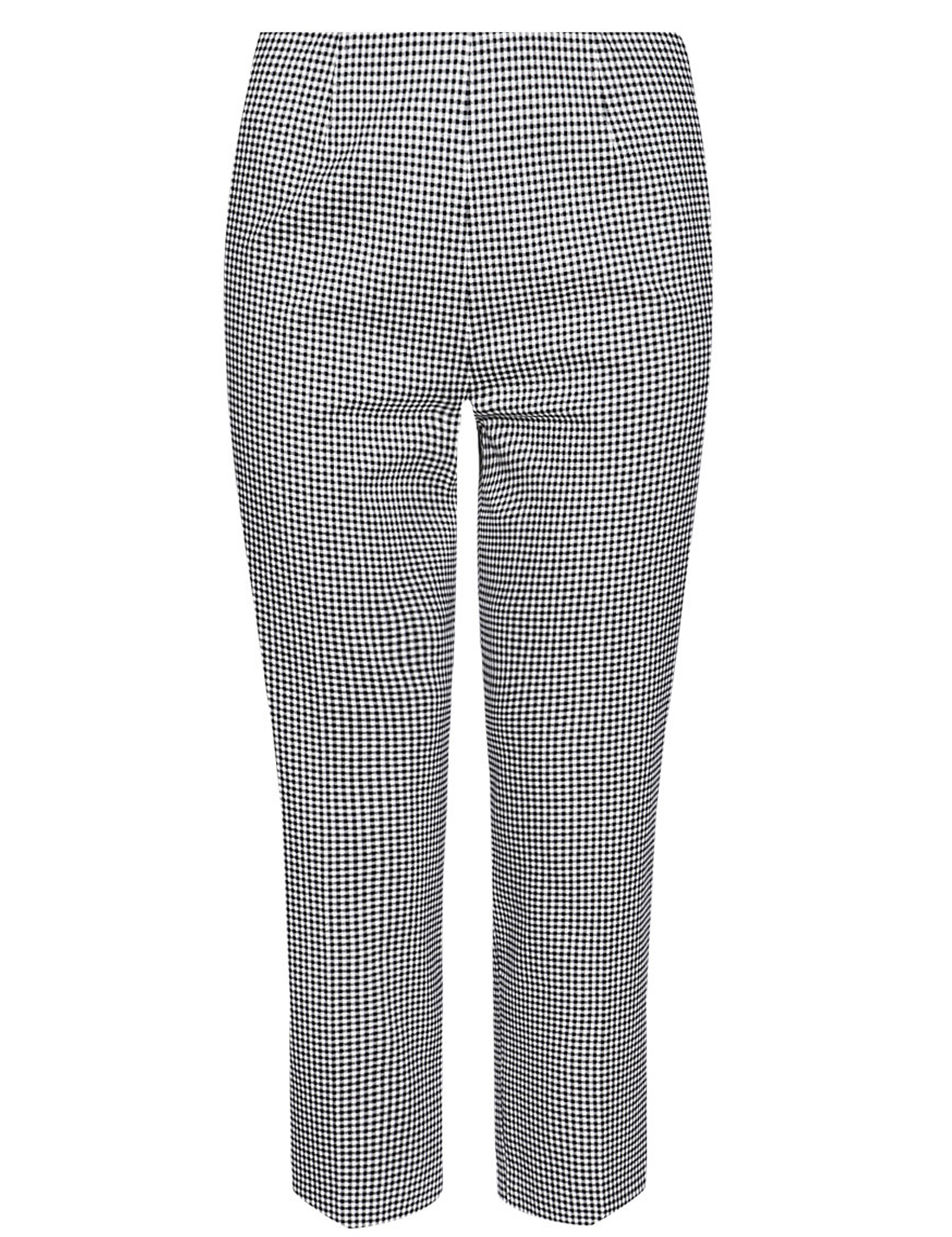 Marks and Spencer - - M&5 MONO Cotton Rich Gingham Checked Cropped ...