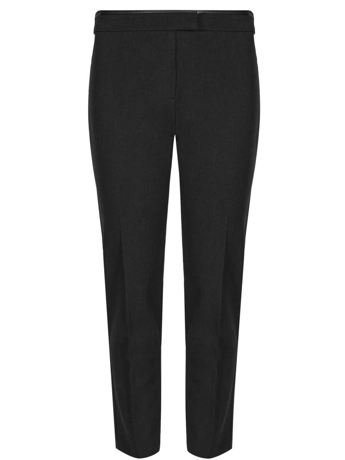 Marks and Spencer - - M&5 BLACK Straight Leg Ankle Grazer Trousers ...