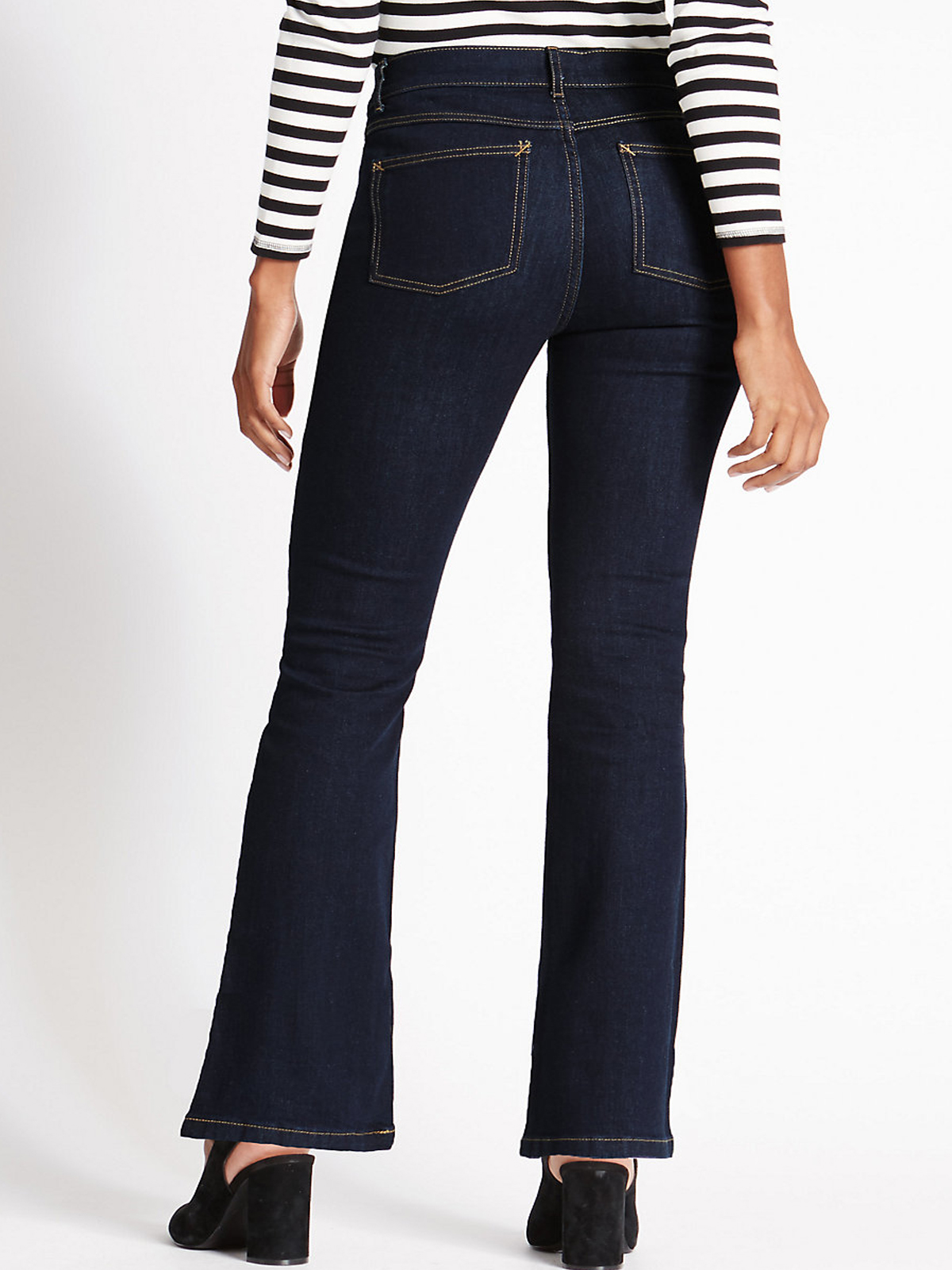 marks and spencer boot cut jeans