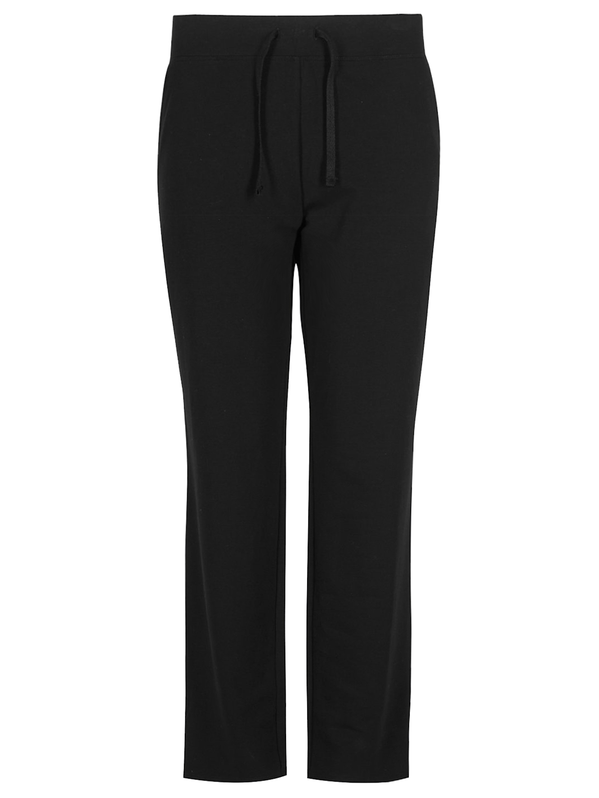 Marks and Spencer - - M&5 BLACK Adjustable Waist Cotton Rich Straight ...