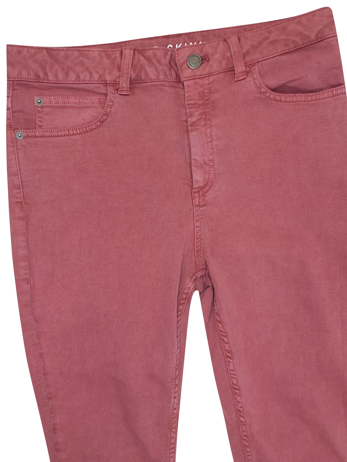 Marks and Spencer - - M&5 ROSE-PINK Mid Rise Super Skinny Jeans - Size 12