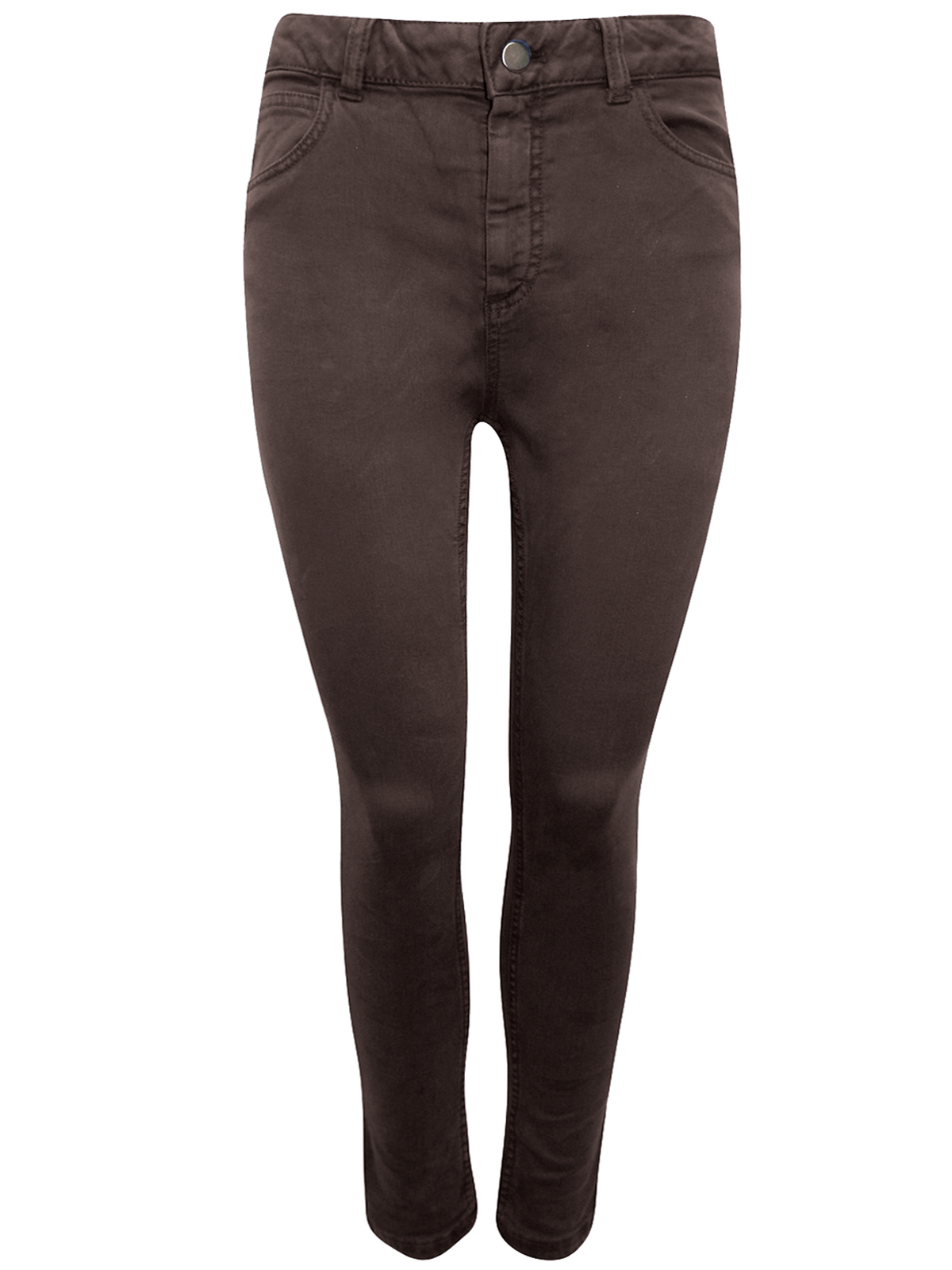 Marks and Spencer - - M&5 CHOCOLATE High Waisted Skinny Jeans - Size 8 ...