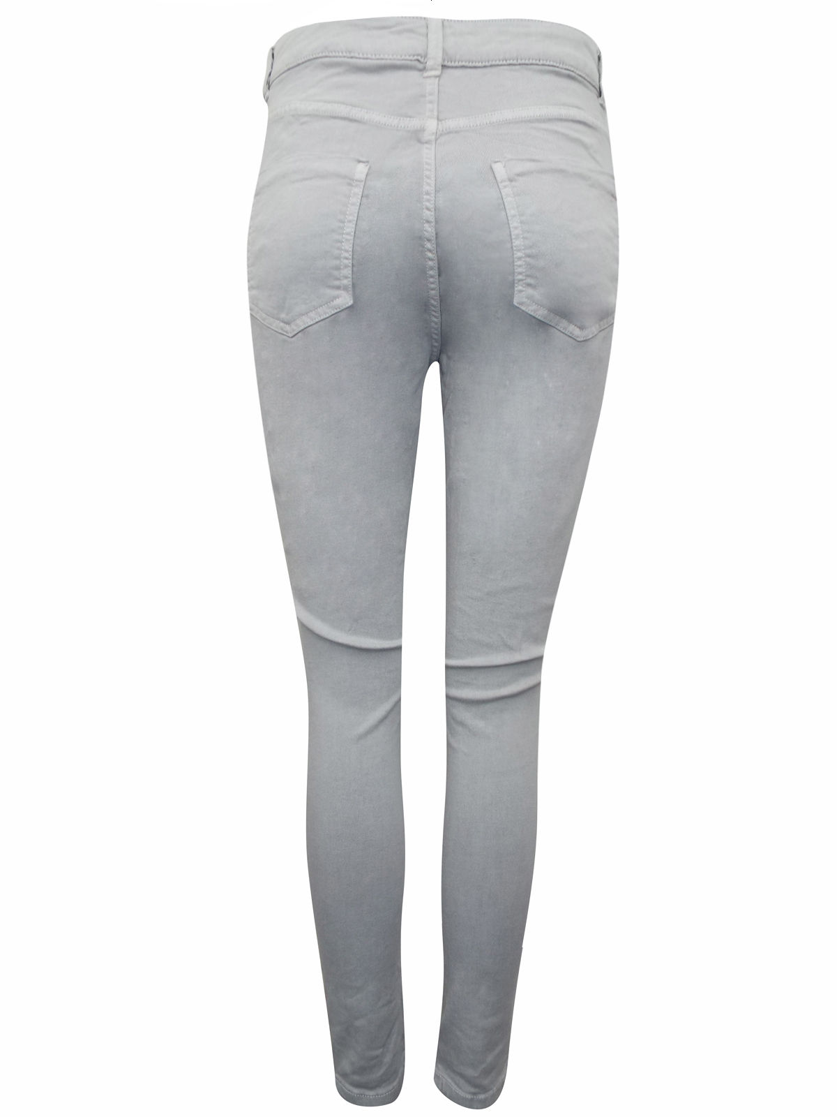 Marks and Spencer M&5 LIGHTGREY High Waisted Skinny Jeans Size