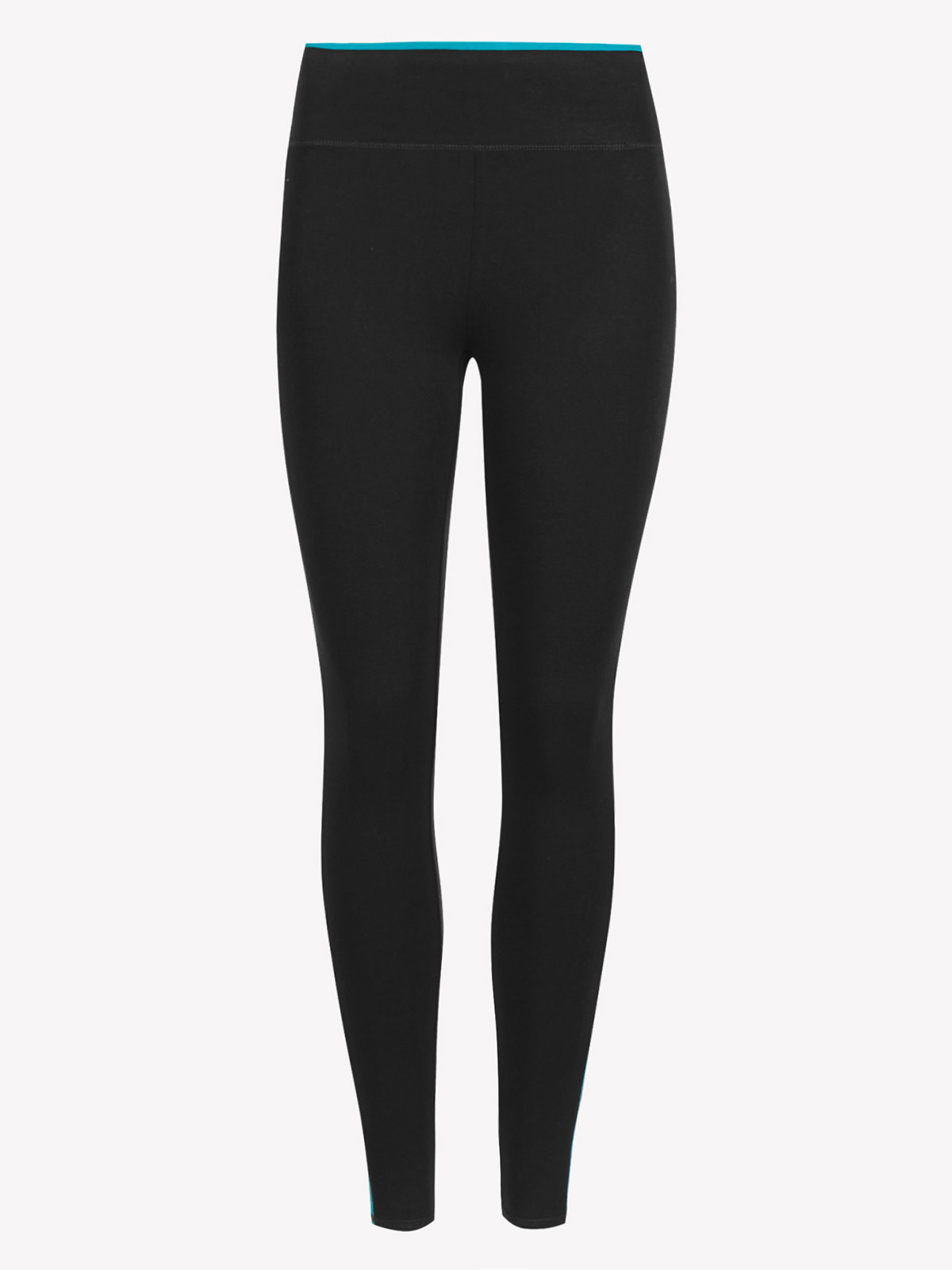 Marks and Spencer M&5 BLACK Cotton Rich Leggings Size 8 to 12
