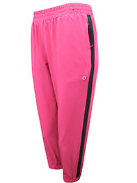 RASPBERRY Woven Cropped Joggers - Size 8 to 22