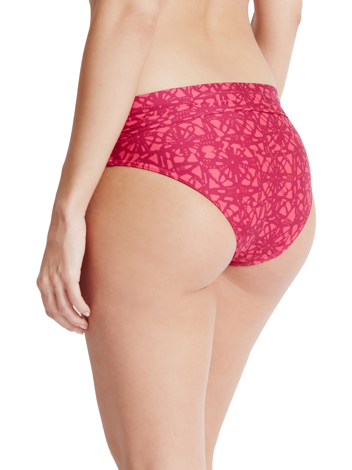 Marks and Spencer M&5 PINK Printed Hipster Bikini Bottoms Size 6