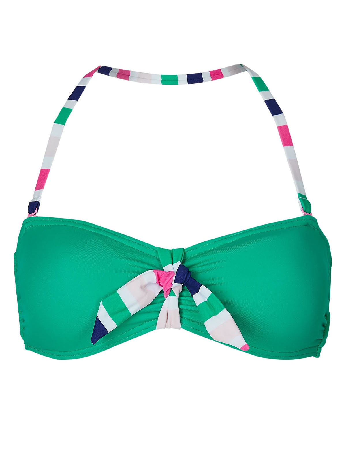 Marks and Spencer - - M&5 GREEN Padded Bandeau Bikini Top - Size 6 to 18