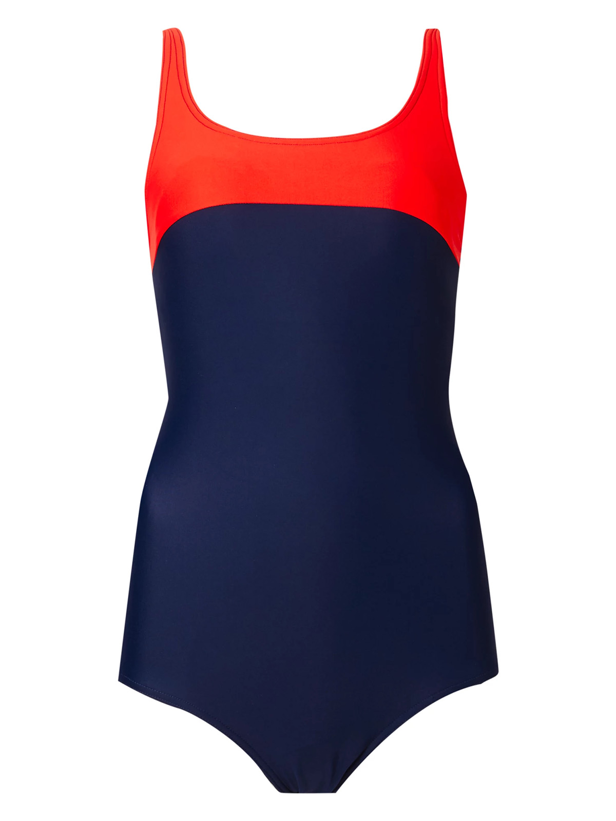 Marks and Spencer - - M&5 BLUE Secret Slimming Top Panel Swimsuit ...