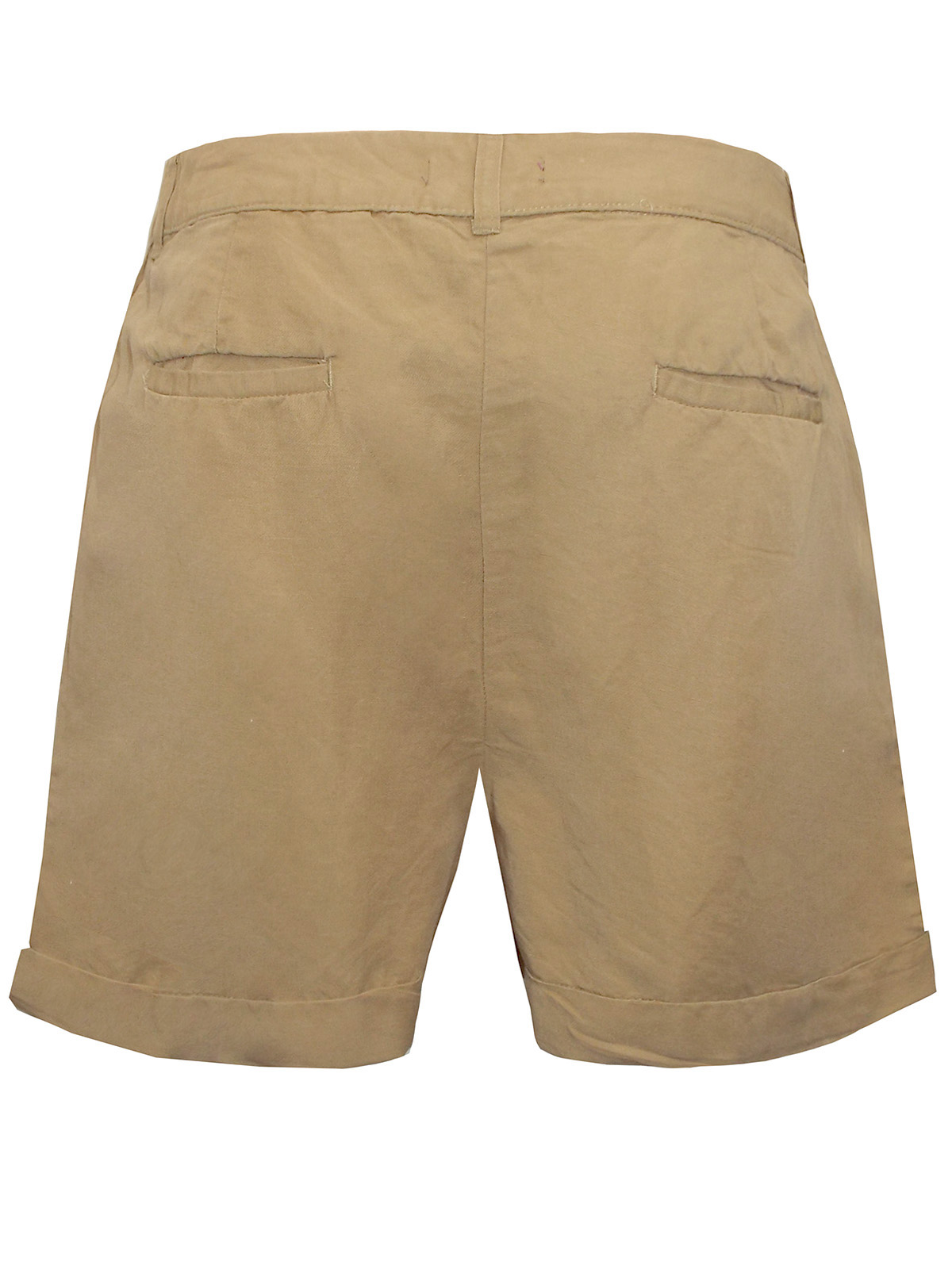 Marks and Spencer - - M&5 NATURAL Linen Blend Shorts - Plus Size 18 to 24