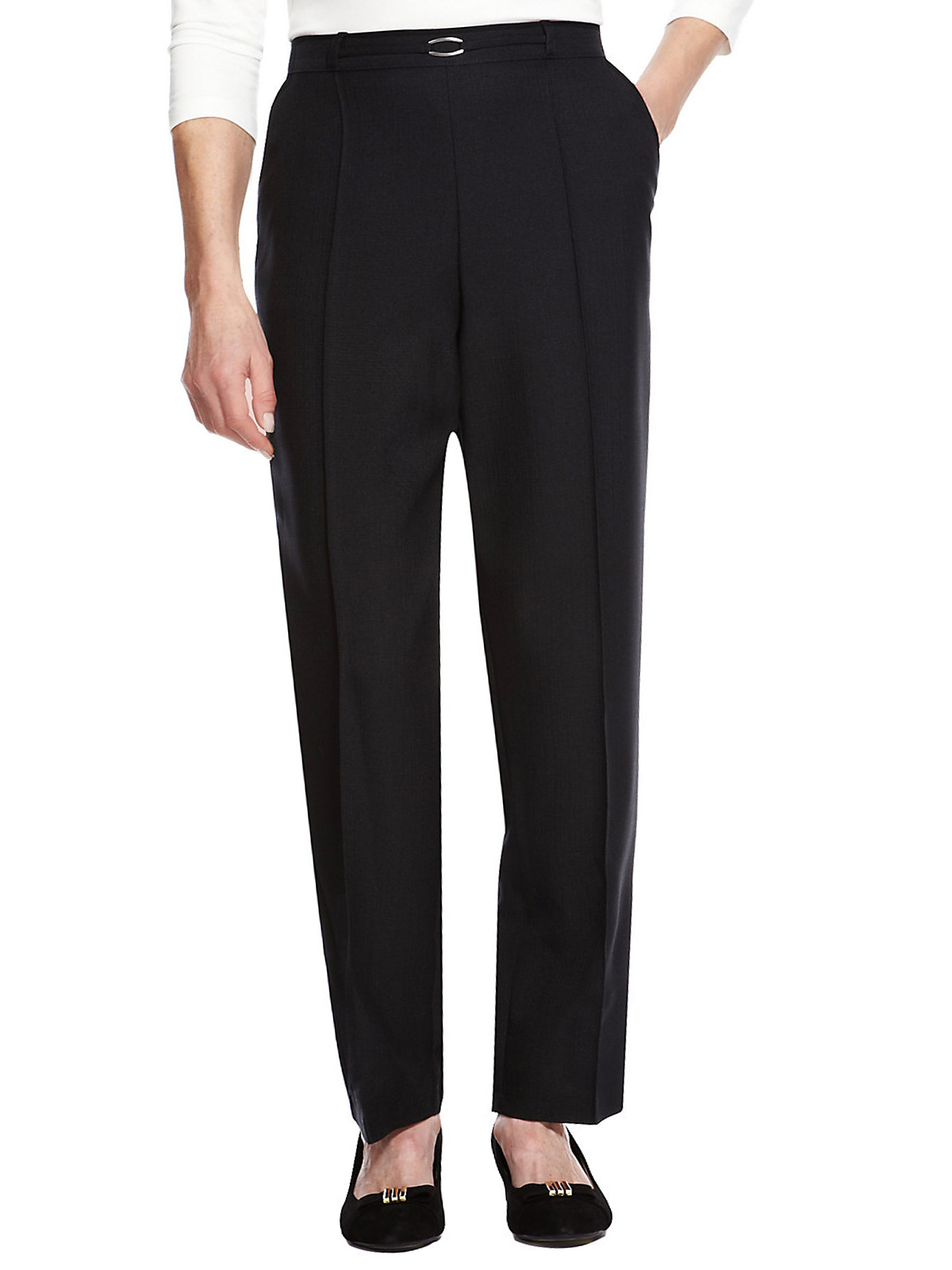 Marks and Spencer - - M&5 BLACK Pull On Trousers - Size 8 to 24