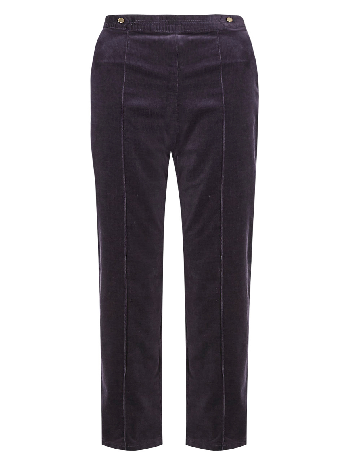 Marks and Spencer - - M&5 PLUM Cotton Rich Corduroy Pull On Straight ...