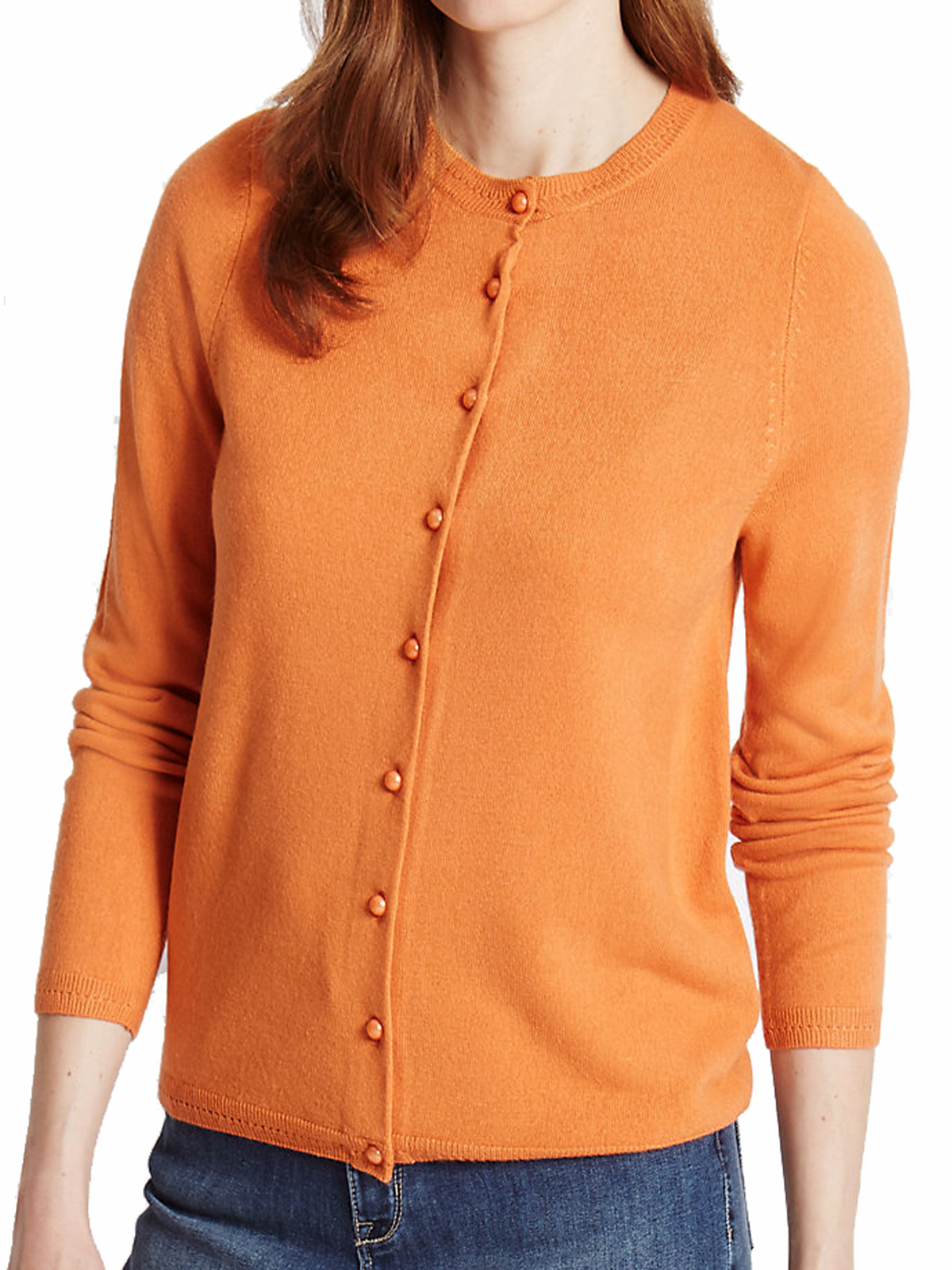 marks and spencer orange cardigan