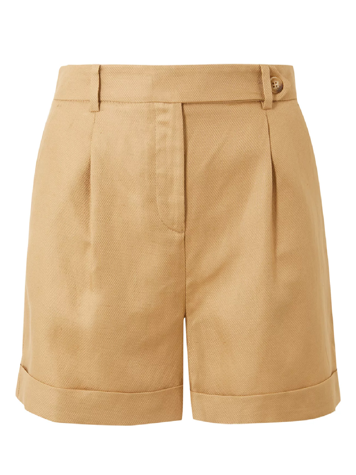 Marks and Spencer - - M&5 P3R UNA STONE Button Tab Casual Shorts with ...