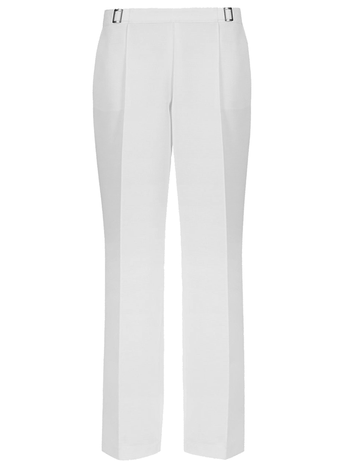 Marks And Spencer M 5 WHITE Straight Leg Pull On Trousers Size 8 marks-and-spencer-m-5-white-straight-leg-pull-on-trousers-size-8