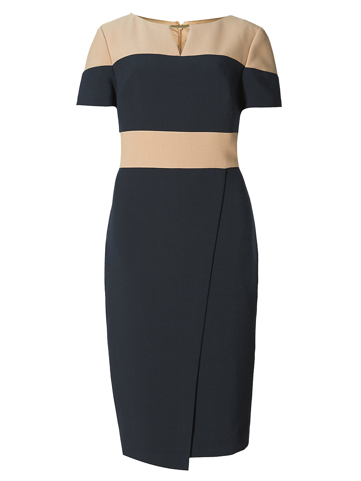 marks and spencer camel dress