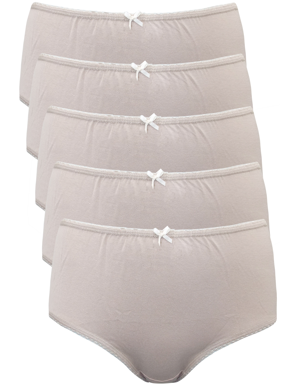 Marks and Spencer M&5 MINK 5Pack No VPL Microfibre Midi Knickers