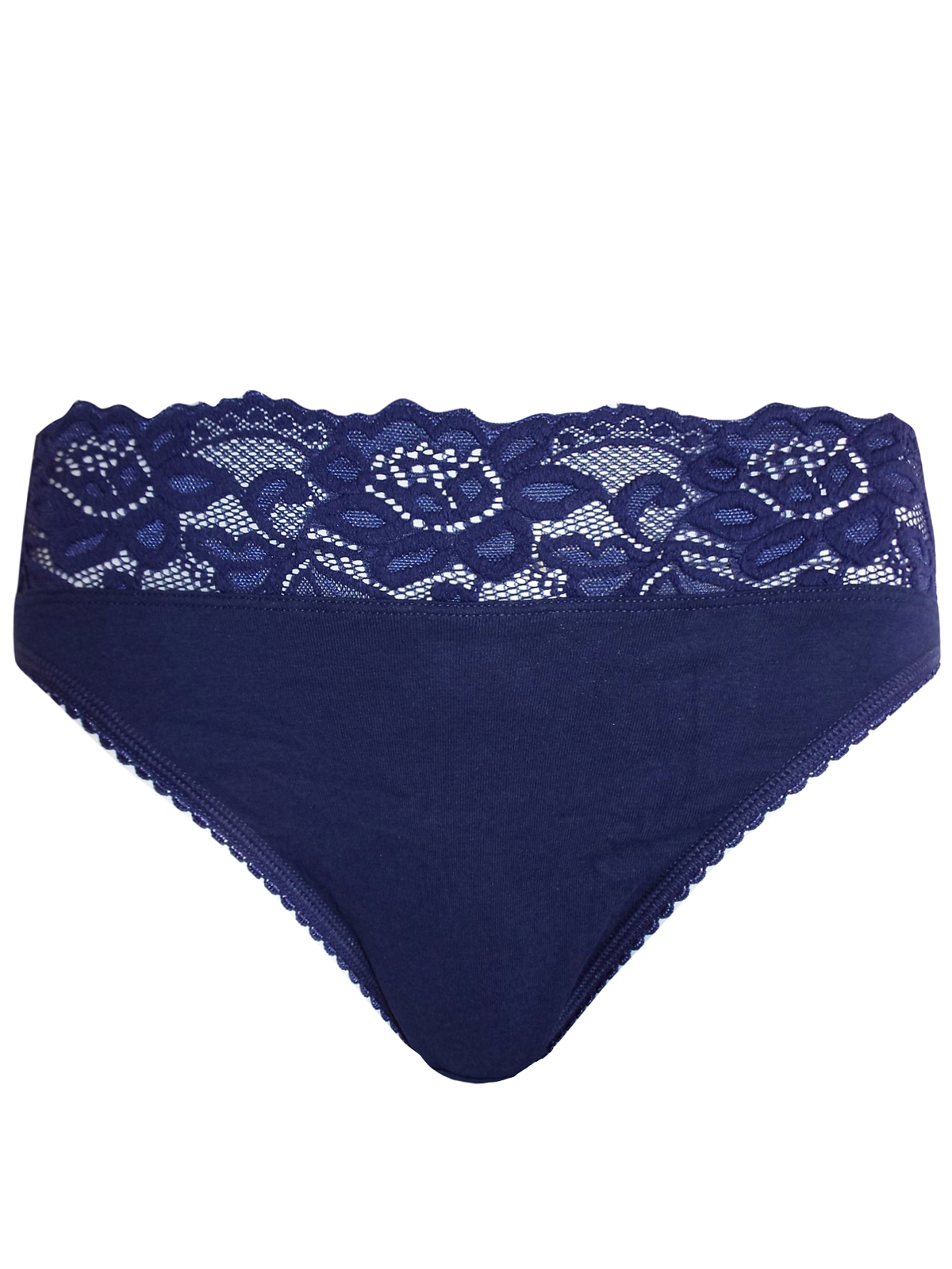 Marks and Spencer M&5 NAVY 5Pack Lace High Leg Knickers Size 8 to 14