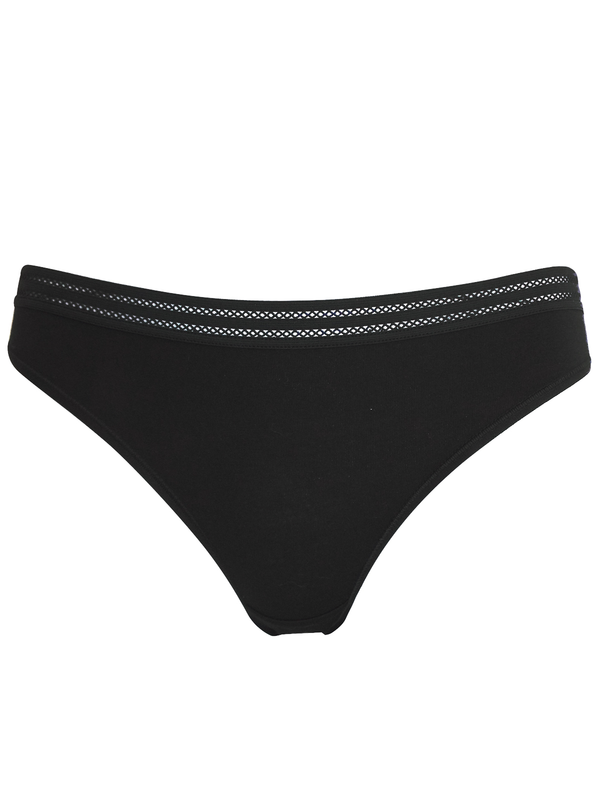 Marks and Spencer - - M&5 BLACK Modal Cotton Blend No VPL Bikini ...