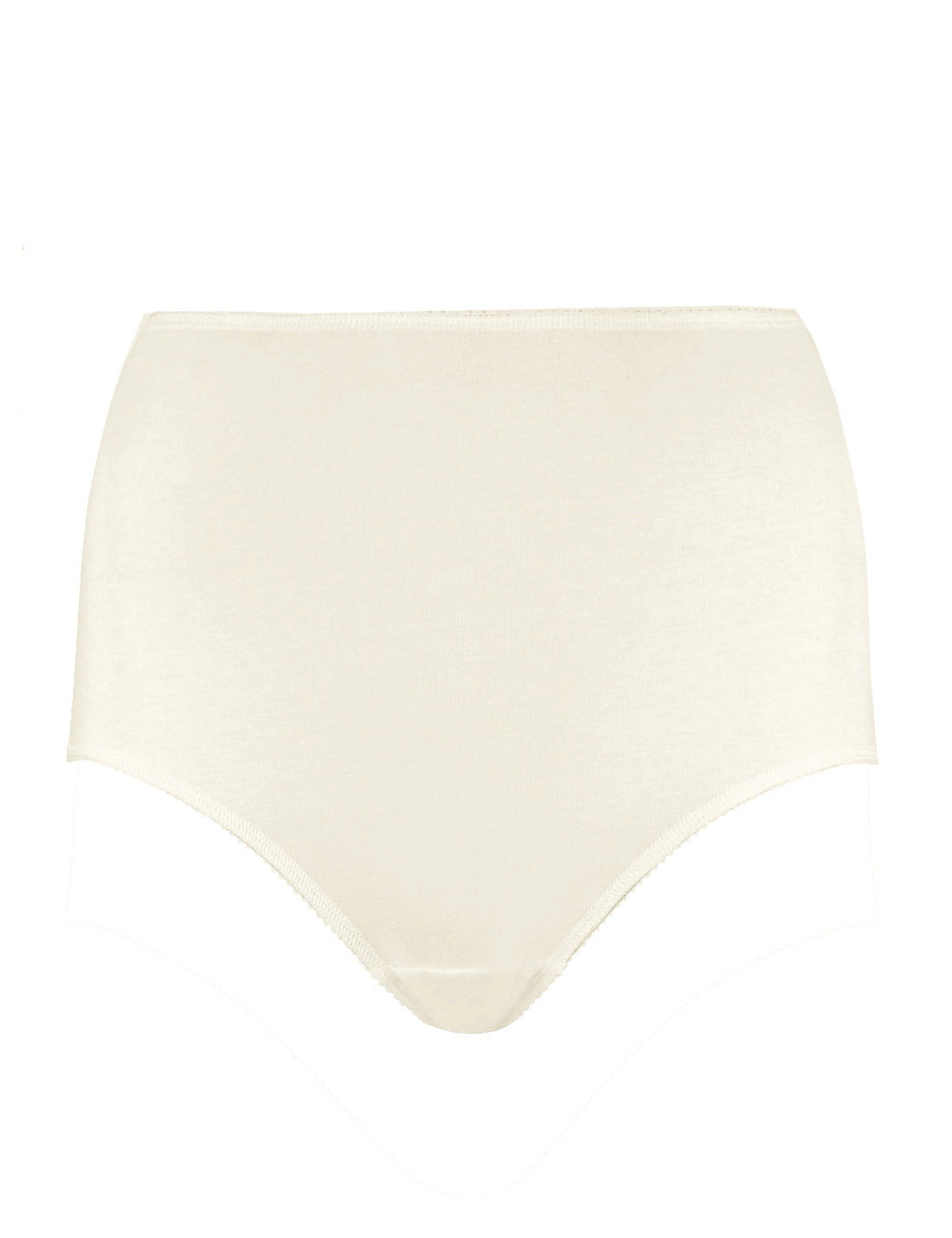 Marks and Spencer - - M&5 CREAM 5-Pack Cotton Rich Full Briefs - Size ...