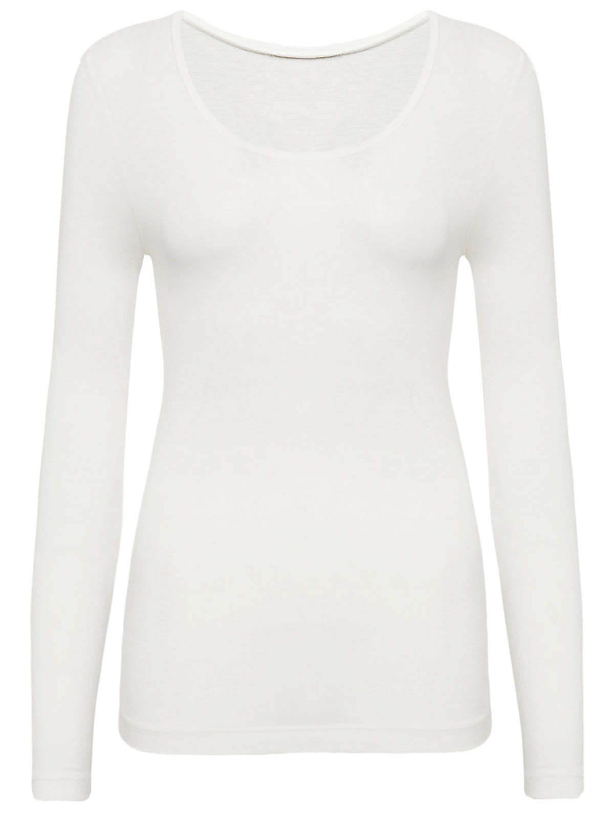 Marks and Spencer - - M&5 LIGHT-CREAM Heatgen Thermal Long Sleeve Top ...