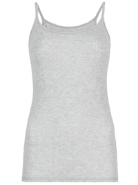 M&5 GREY-MARL Thermal Pointelle Strappy Vest - Size 10 to 16 M&5 GREY-MARL Thermal Pointelle Strappy Vest - Size 10 to 16