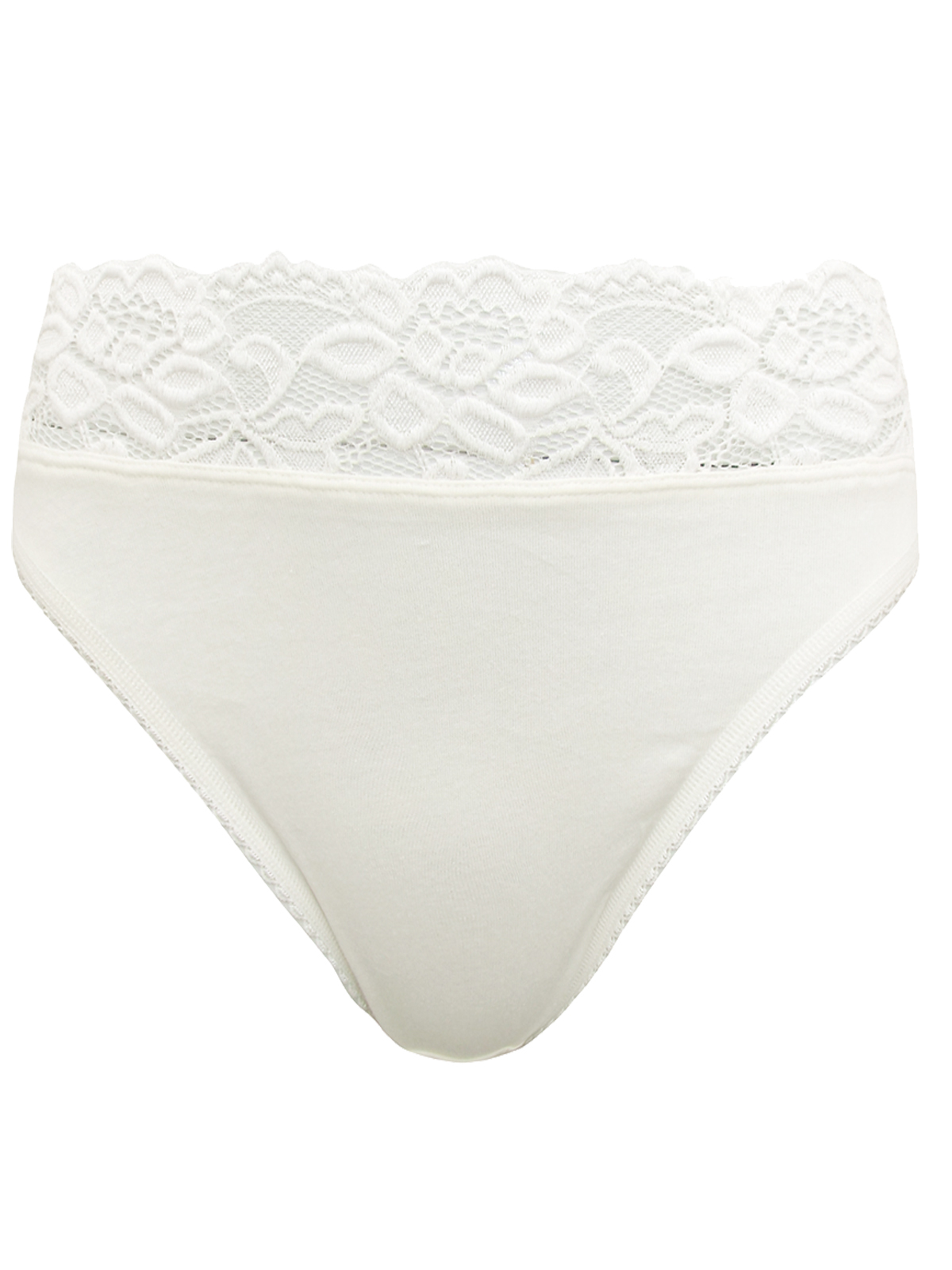 Marks and Spencer M&5 CREAM 5Pack Lace High Leg Knickers Size 12
