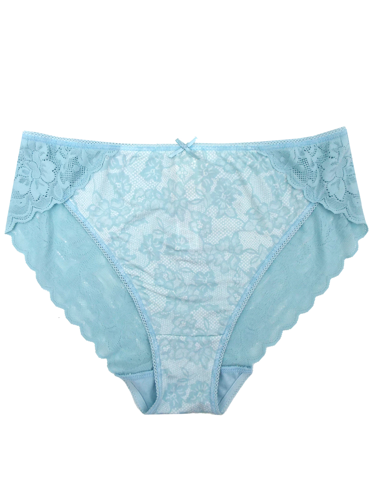 Marks and Spencer - - M&5 AQUA Floral Lace Wrap Design High Leg ...