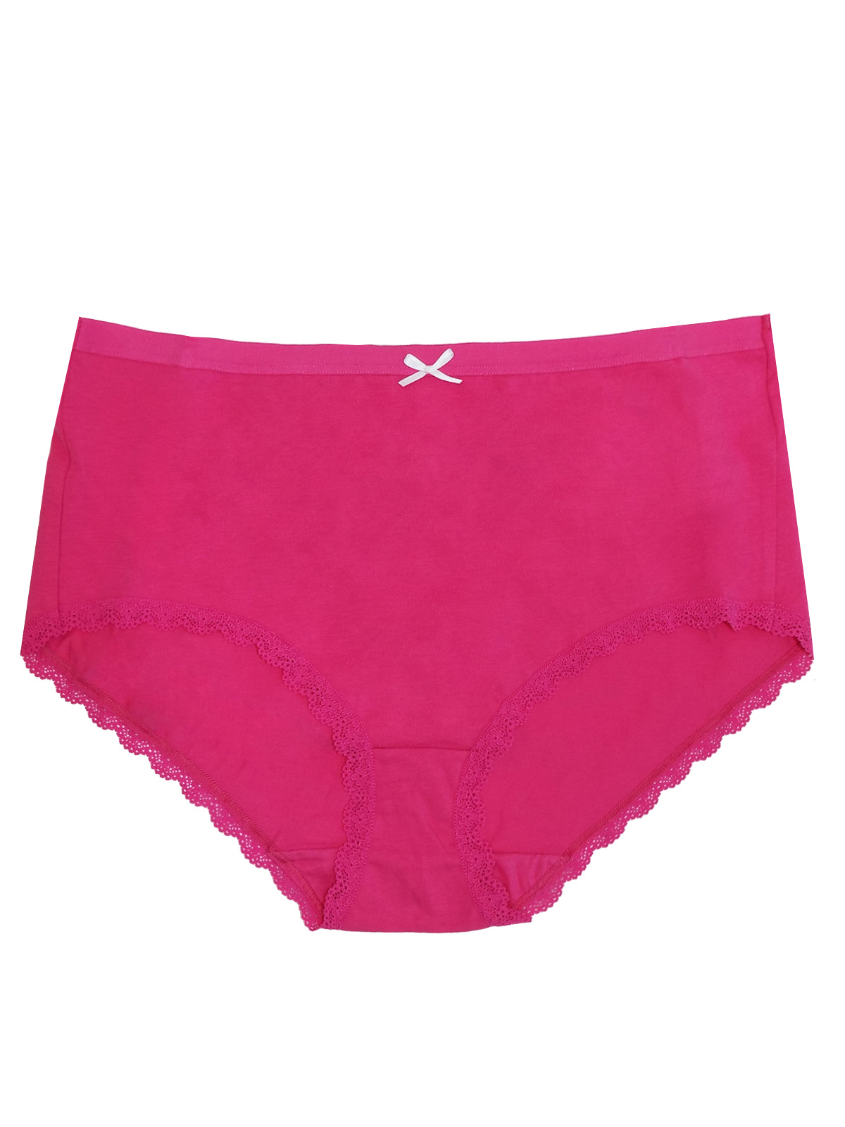 Marks and Spencer M&5 PINK Cotton Rich Midi Knickers Plus Size 12
