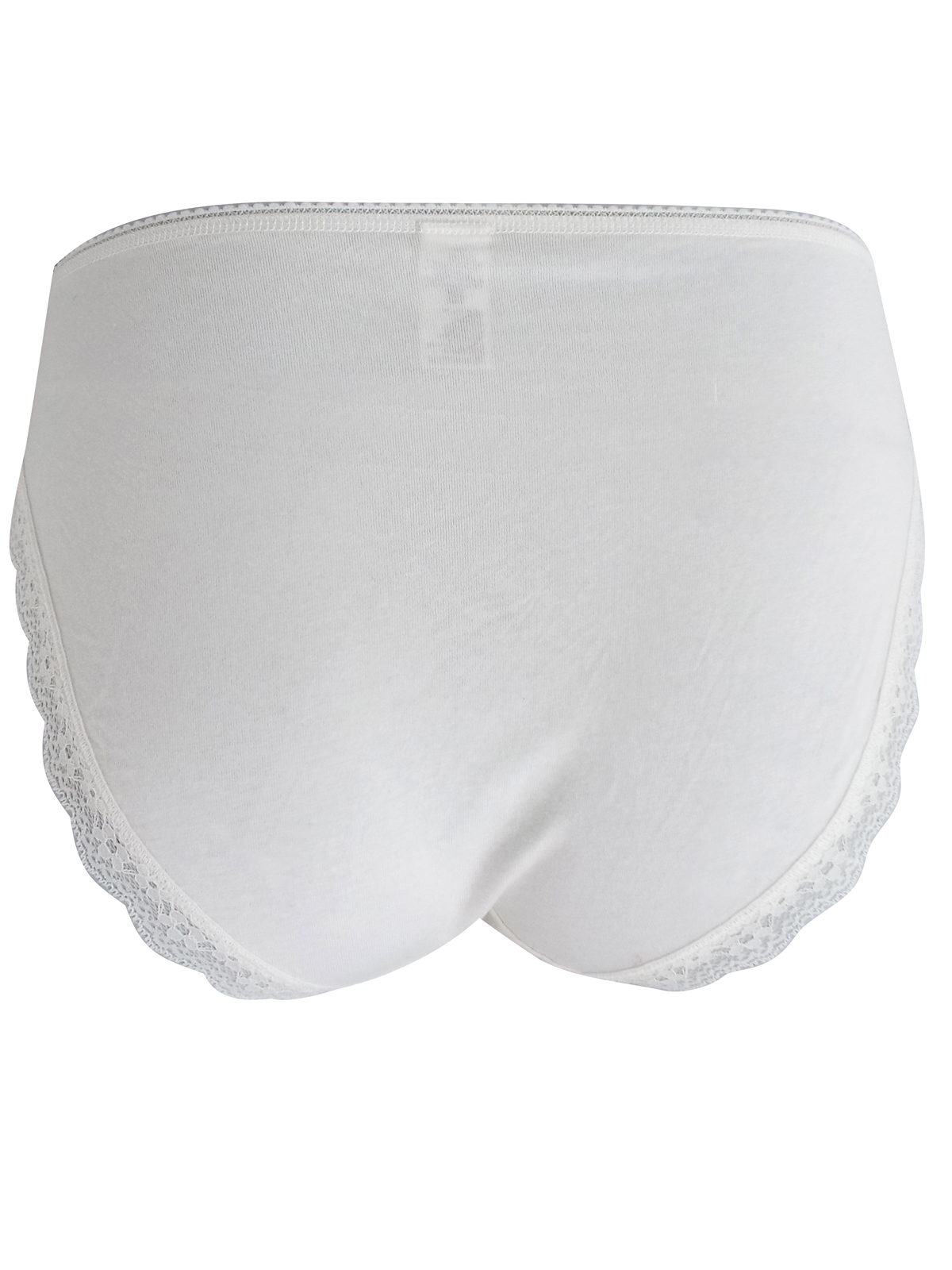 Marks and Spencer M&5 CREAM Cotton Rich High Leg Knickers Size 12