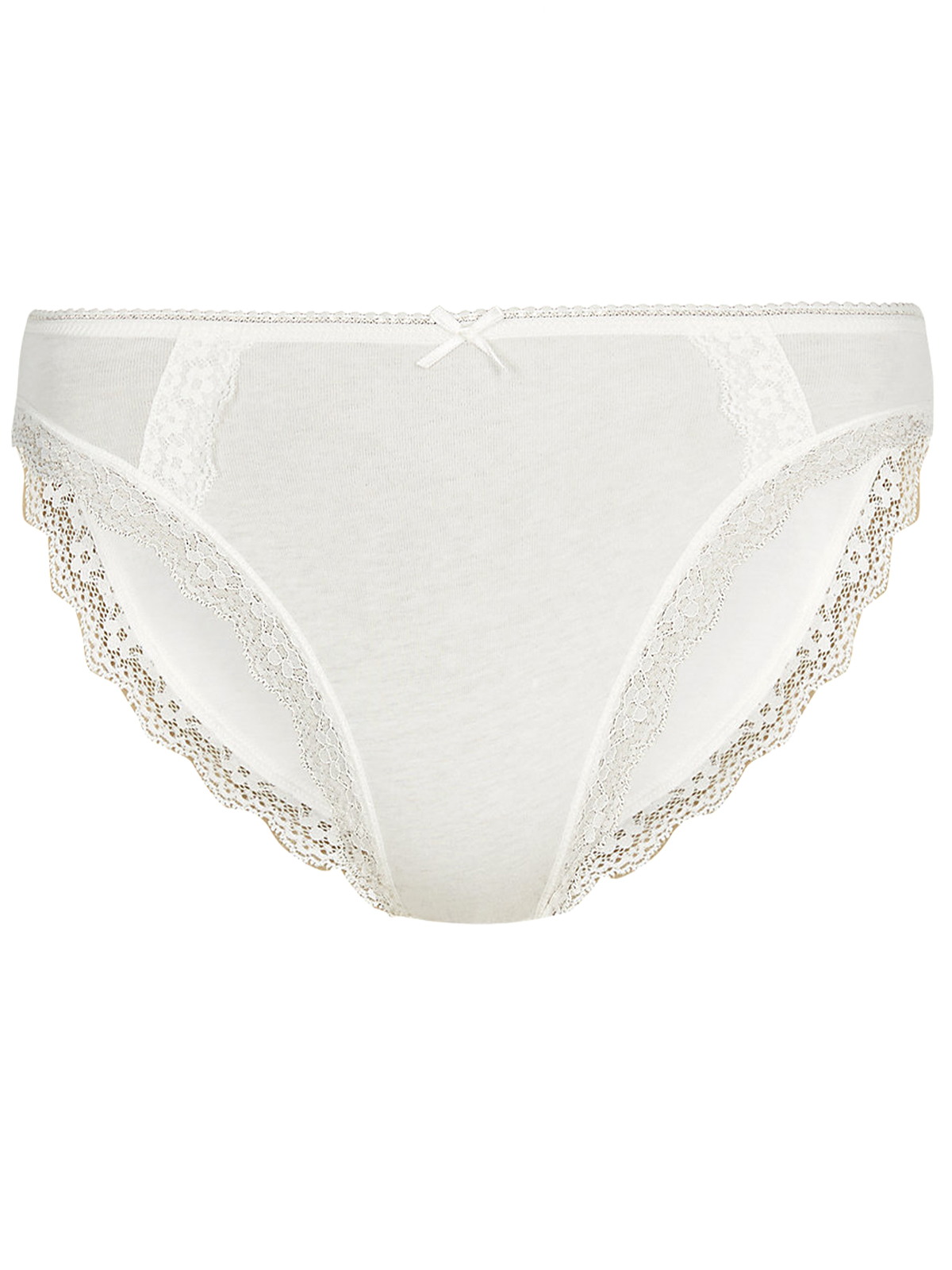 Marks and Spencer M&5 WINTERWHITE Cotton Rich High Leg Knickers