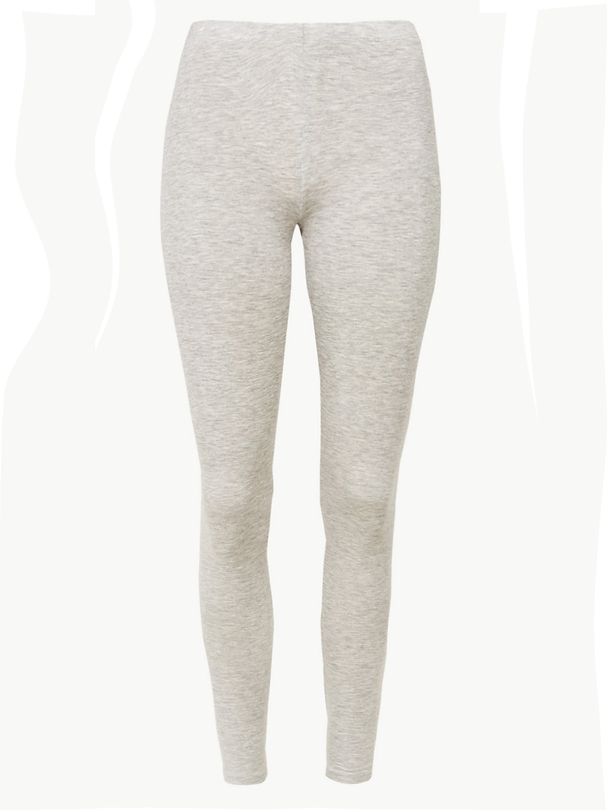Marks and Spencer - - M&5 GREY-MARL Heatgen Thermal Leggings - Size 6 to 22