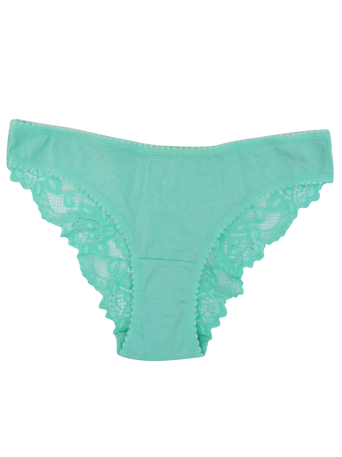 Marks and Spencer - - M&5 MINT-GREEN 5-Pack Lace Brazilian Knickers ...