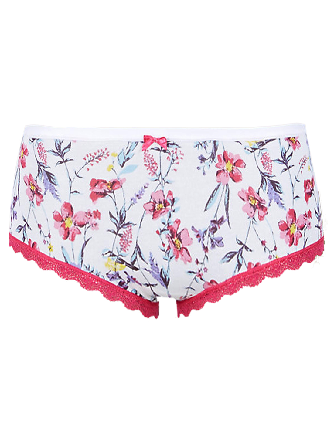 Marks and Spencer M&5 WHITE Floral Printed Shorts Size 6 to 20