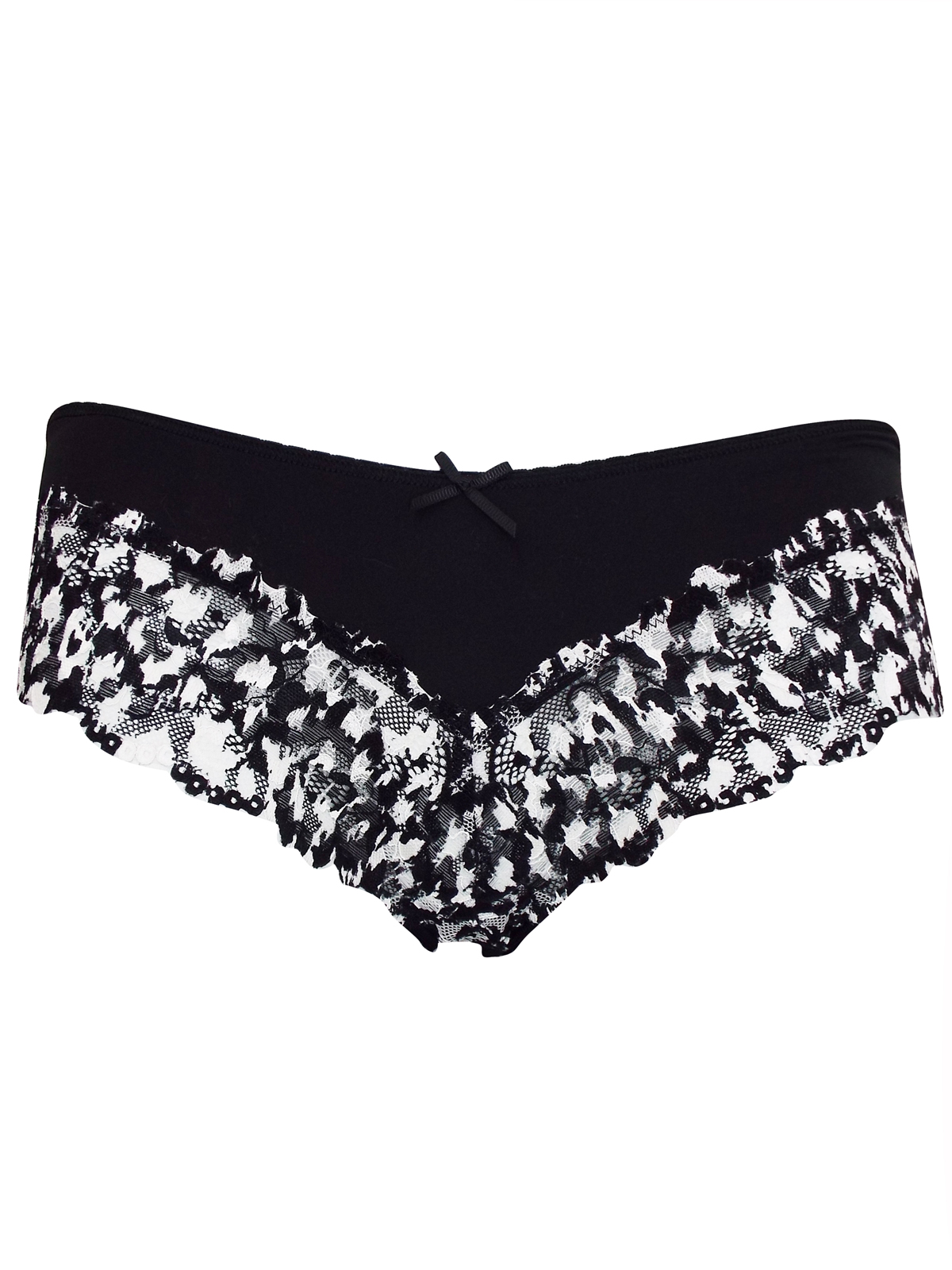 Marks and Spencer - - M&5 GREY Isabella Floral Lace Brazilian Knickers ...