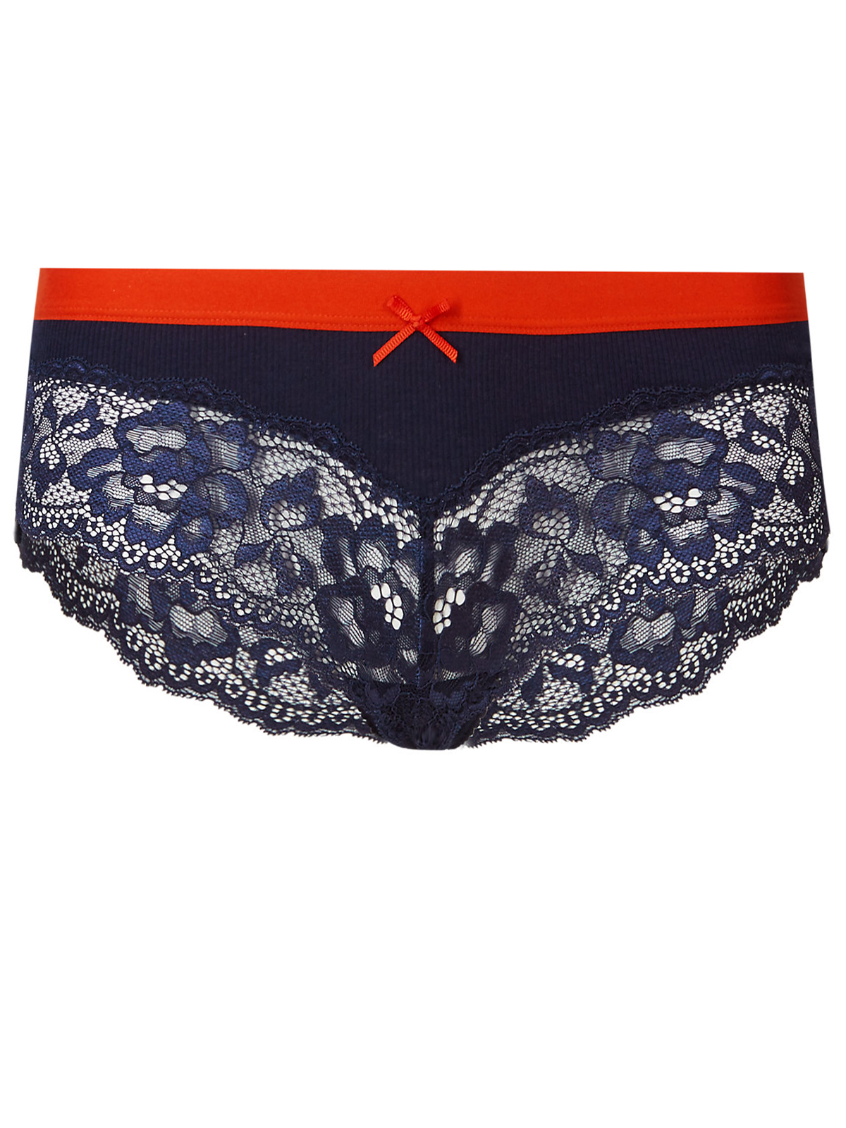 Marks and Spencer M&5 INDIGO No VPL Cotton Rich Brazilian Knickers