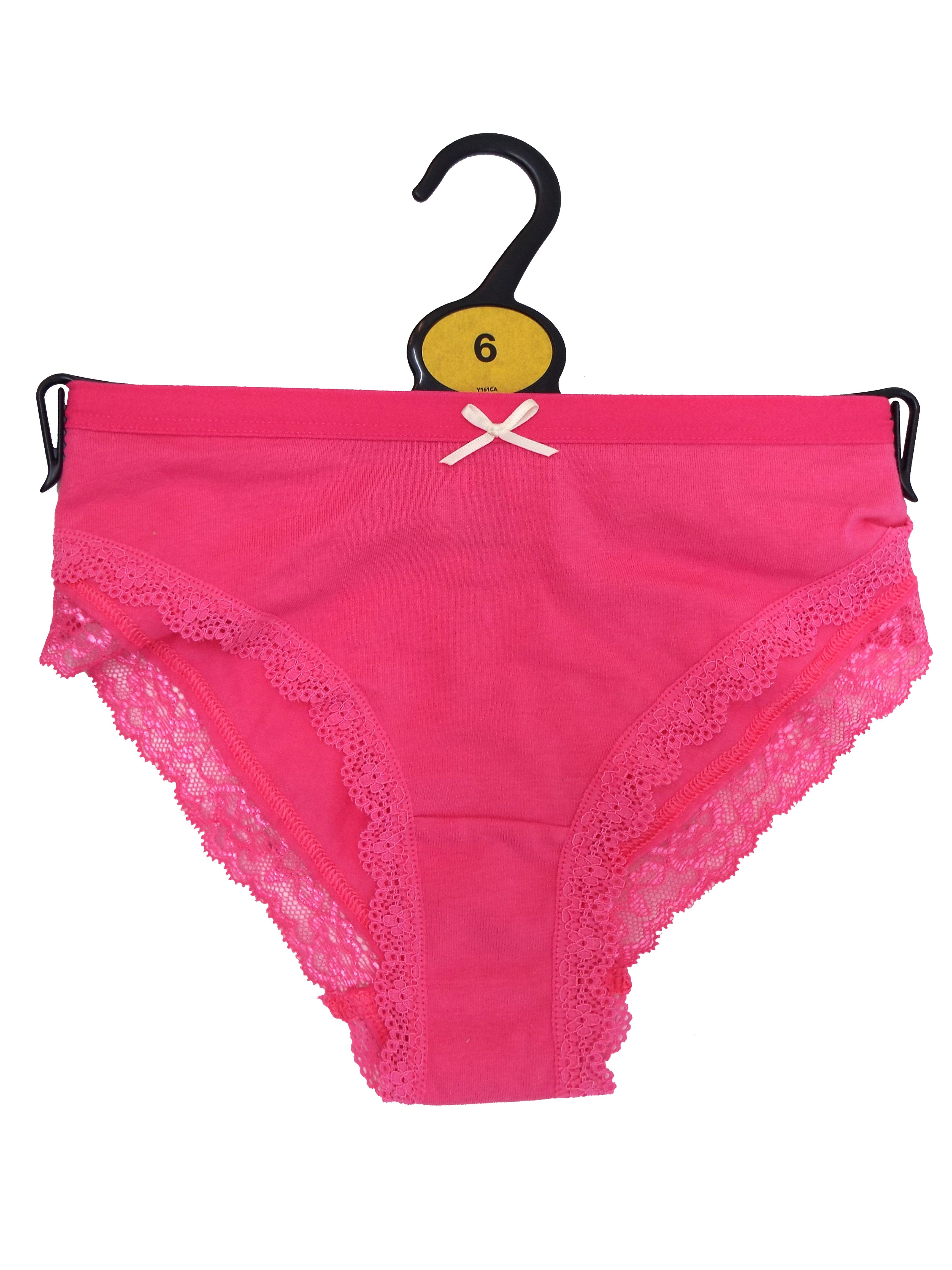 Marks and Spencer M&5 PINK Cotton Rich Brazilian Knickers Size 6