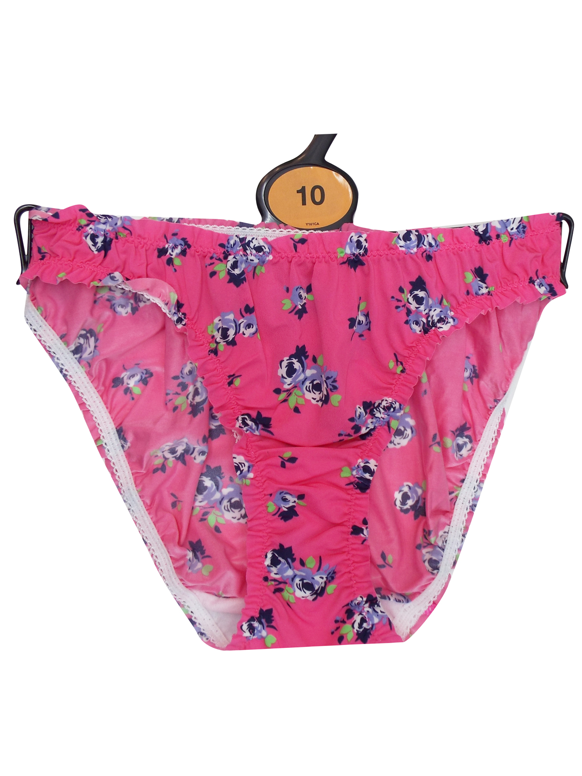 Marks and Spencer M&5 PINK Low Rise Floral Bikini Knickers Size 8 to 14