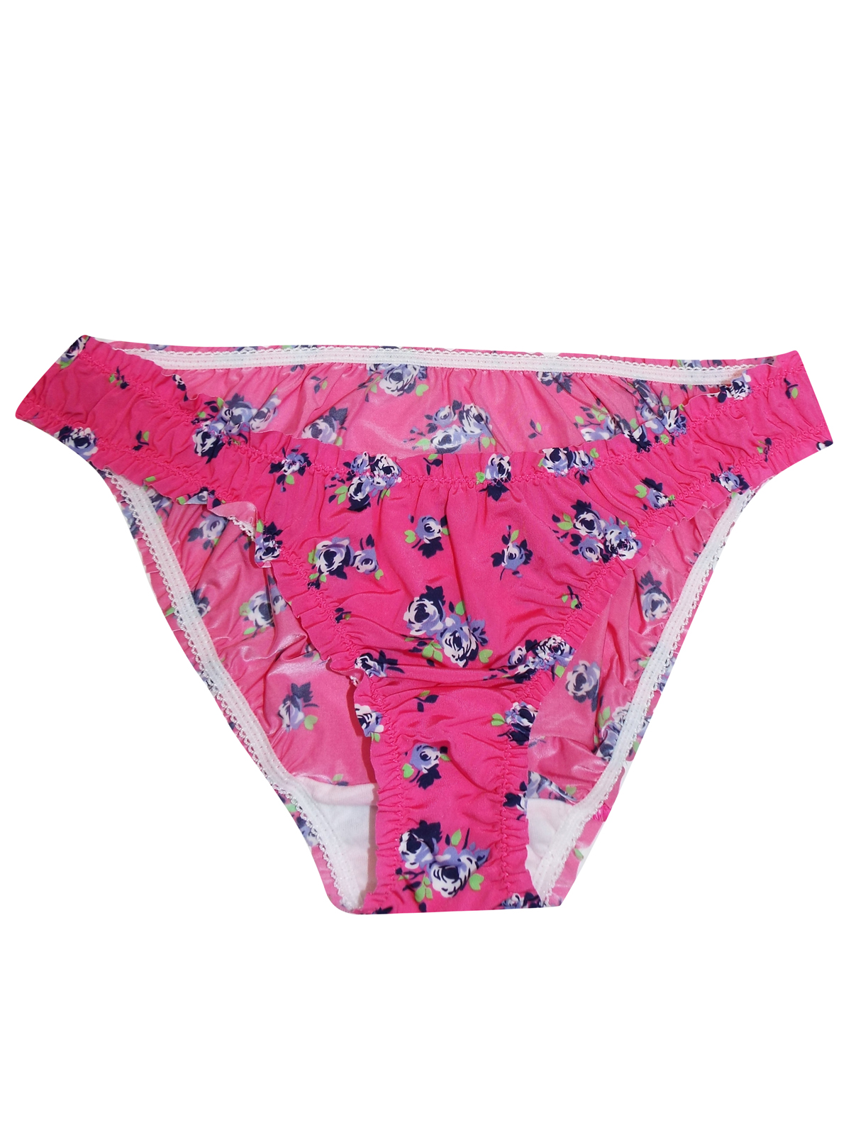 Marks and Spencer M&5 PINK Low Rise Floral Bikini Knickers Size 8