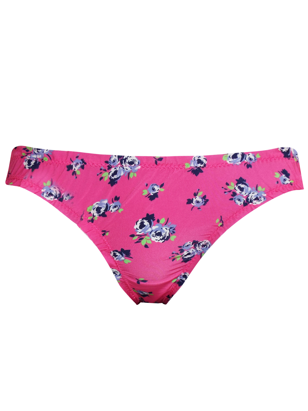 Marks and Spencer - - M&5 PINK Low Rise Floral Bikini Knickers - Size 8 ...