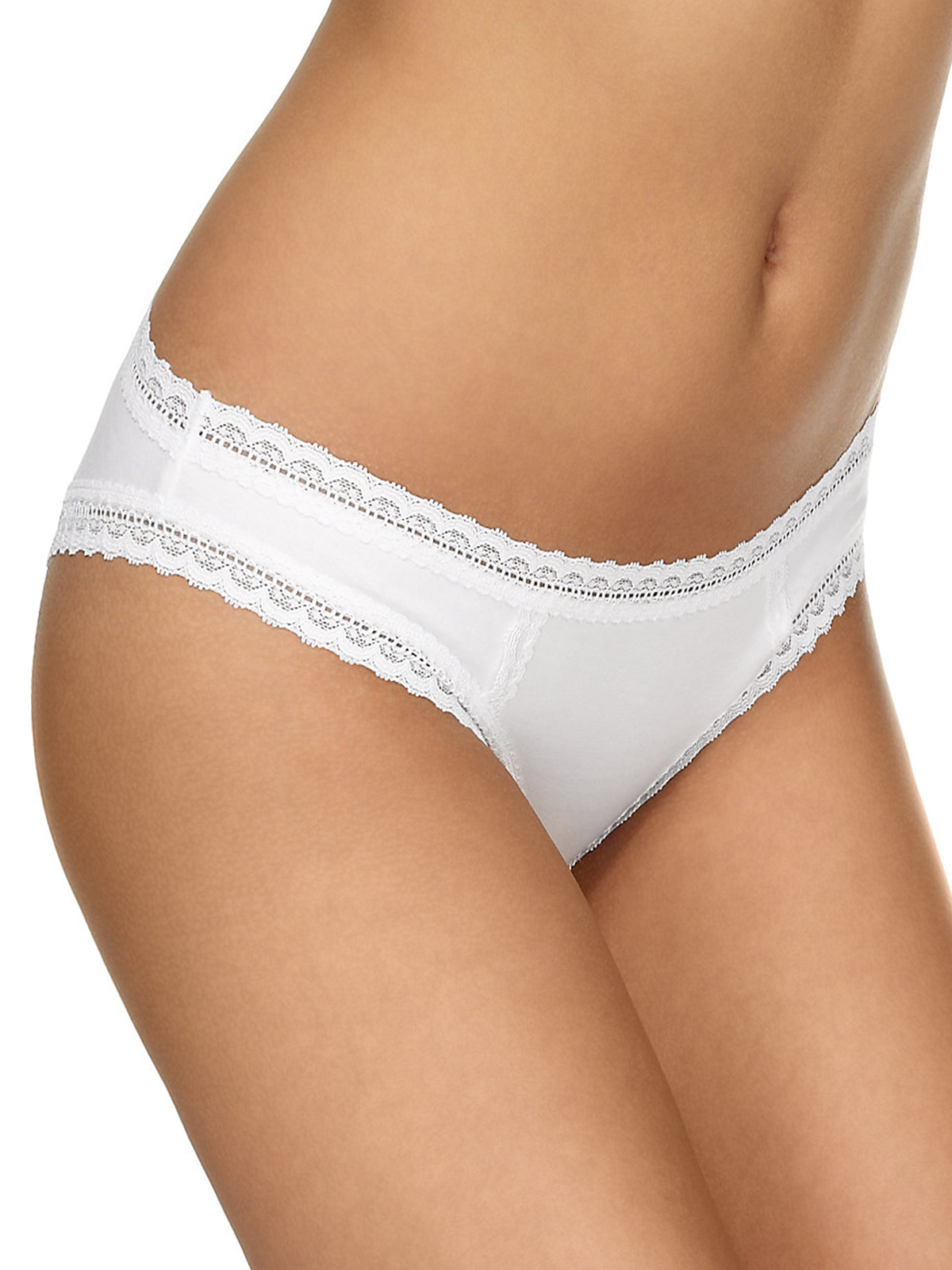 Marks and Spencer M&5 WHITE Low Rise Brazilian Knickers Size 6 to 16