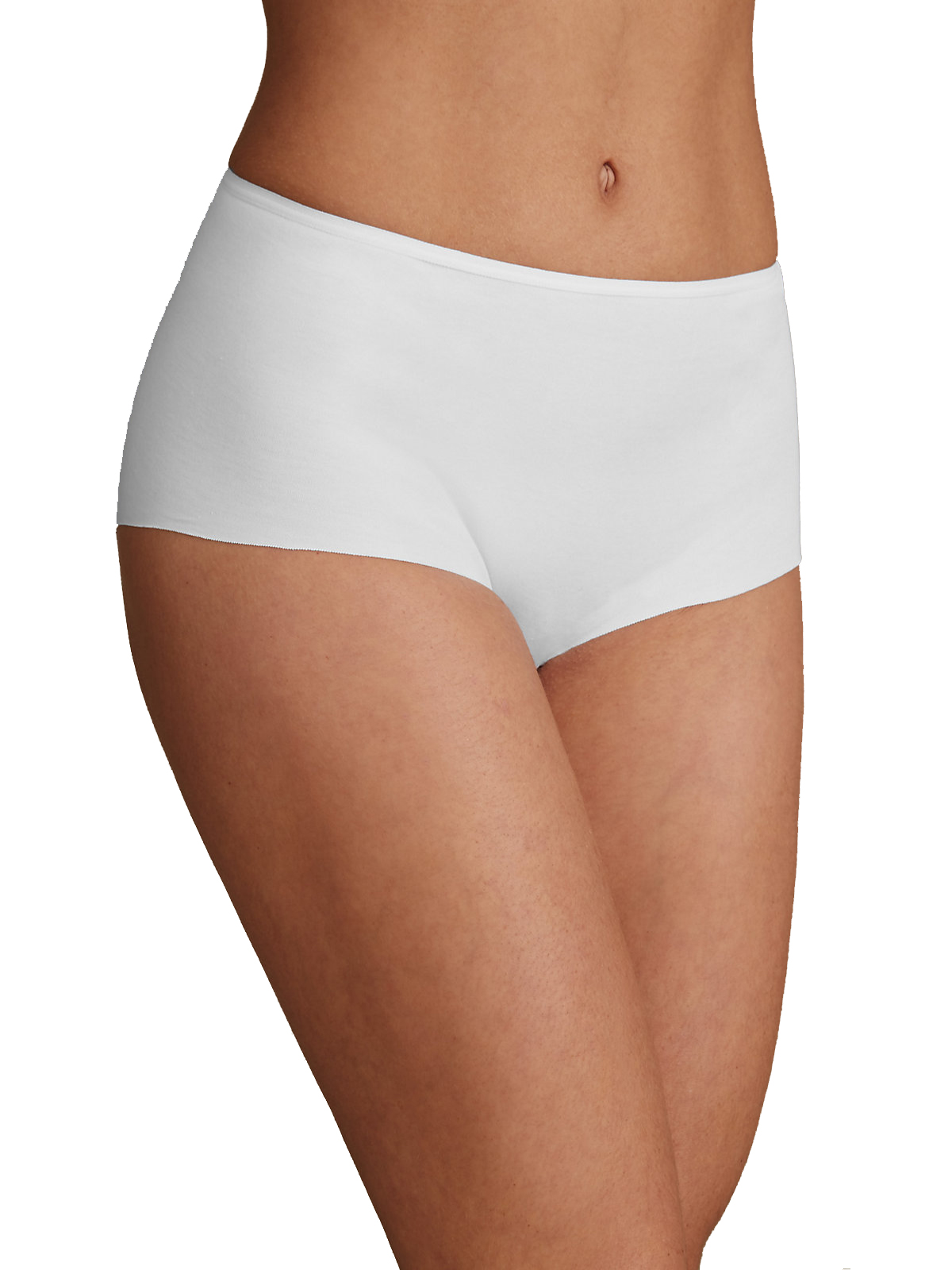 Marks and Spencer M&5 WHITE Cotton Rich No VPL High Rise Shorts