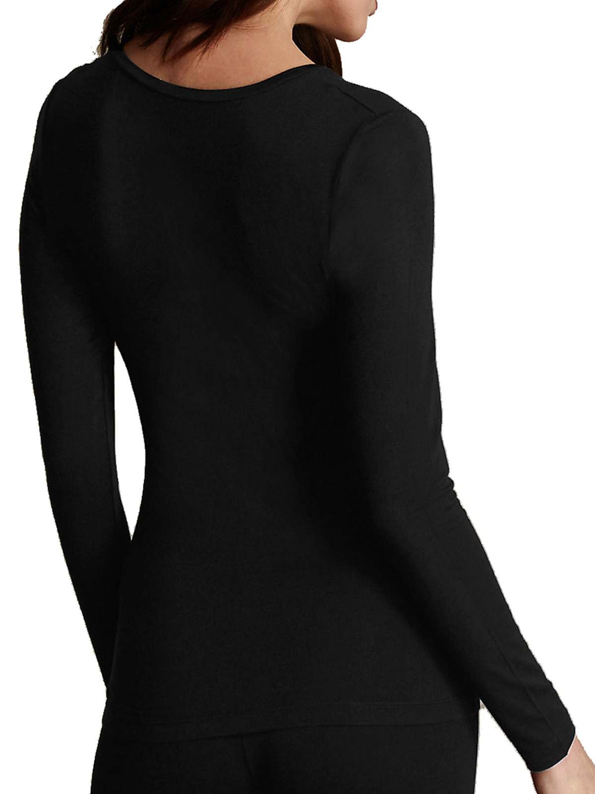 Marks and Spencer M&5 BLACK Heatgen Thermal Long Sleeve Top Size