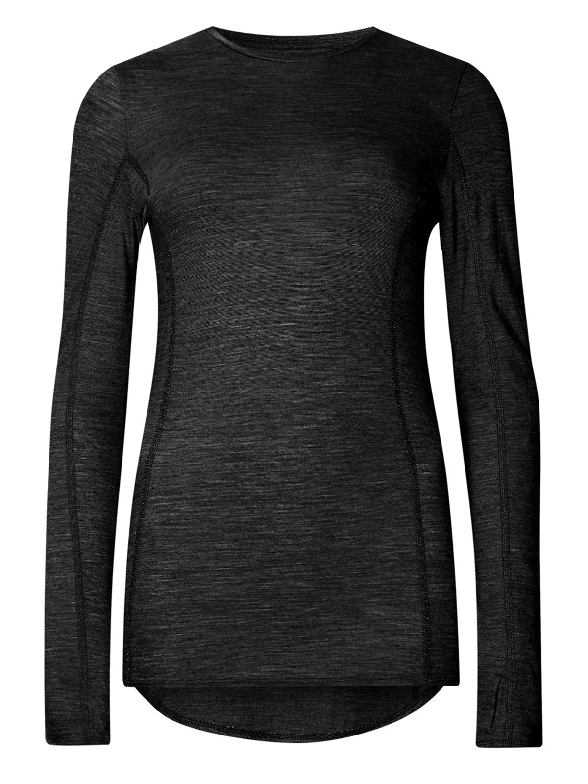 Marks and Spencer - - M&5 BLACK Thermal Long Sleeve Top - Size 6
