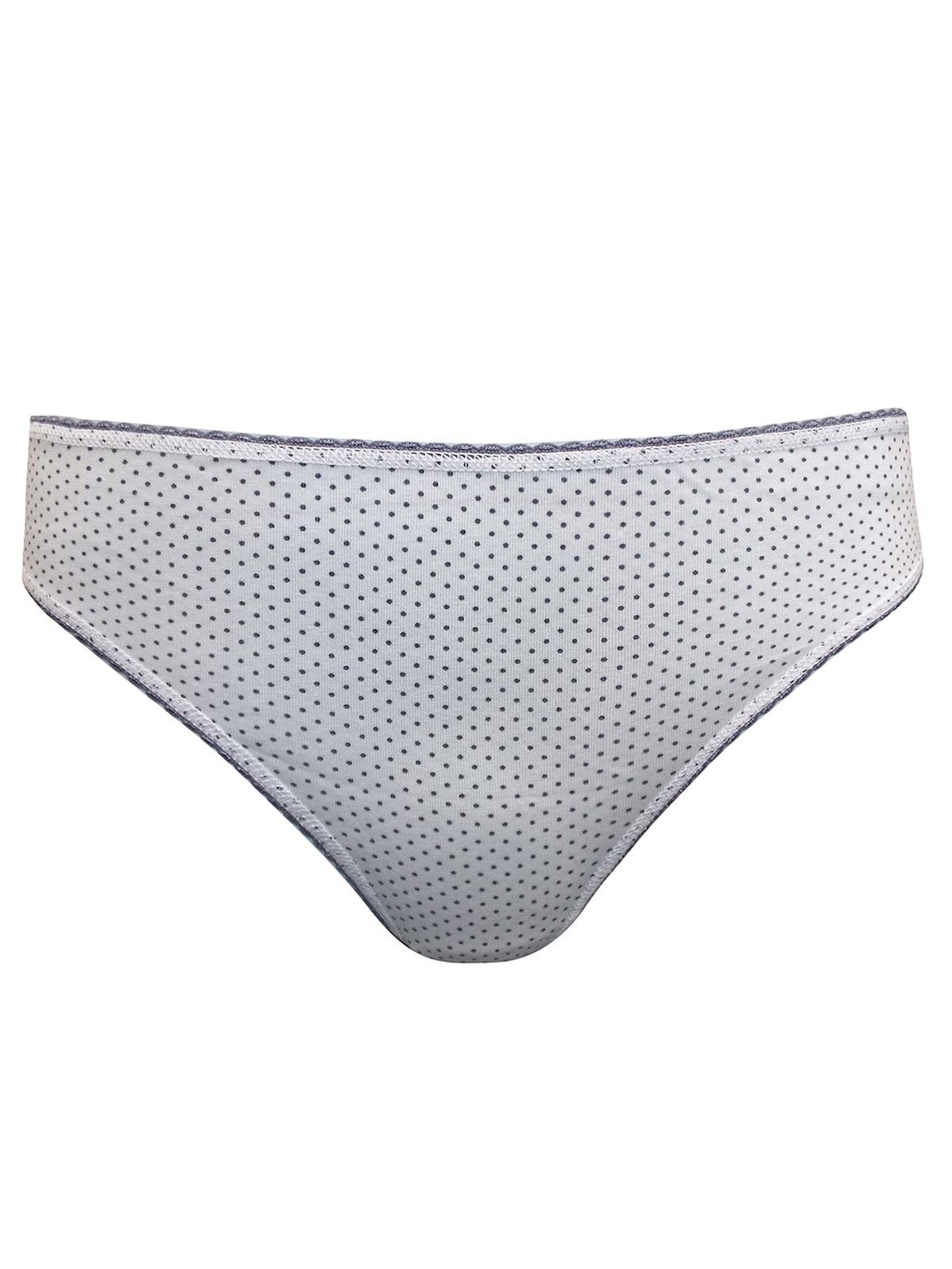 Marks and Spencer M&5 WHITE Cotton Rich Spotted Brazilian Knickers