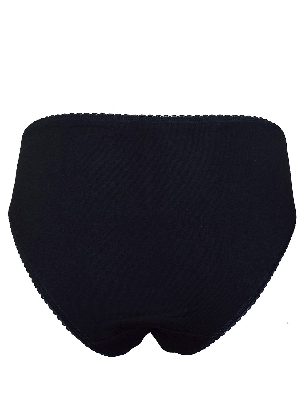 Marks and Spencer M&5 BLACK Cotton Rich Brazilian Knickers Plus