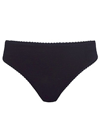 M&5 BLACK Cotton Rich Brazilian Knickers - Plus Size 18 to 20 M&5 BLACK Cotton Rich Brazilian Knickers - Plus Size 18 to 20