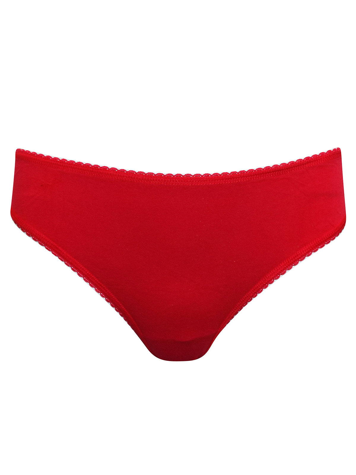 Marks and Spencer - - M&5 RED Cotton Rich Brazilian Knickers - Plus ...