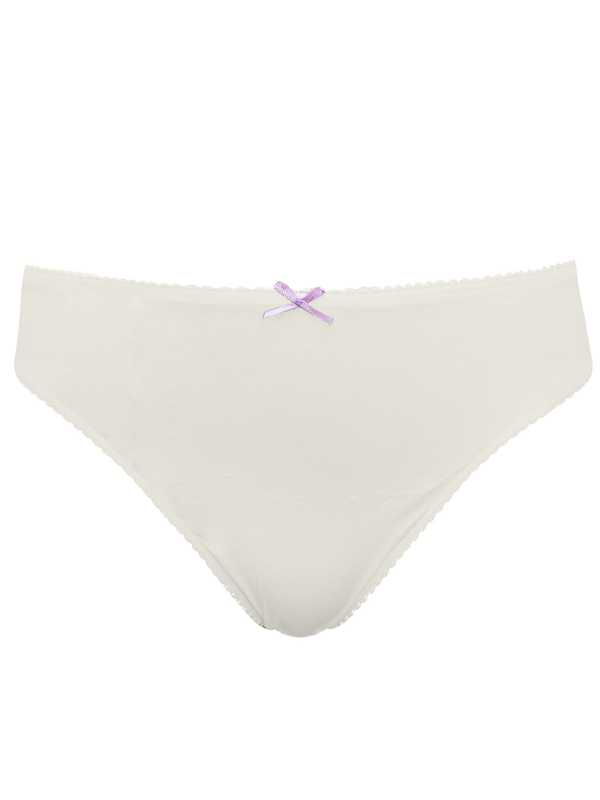 Marks and Spencer M&5 IVORY Cotton Rich High Leg Knickers Plus