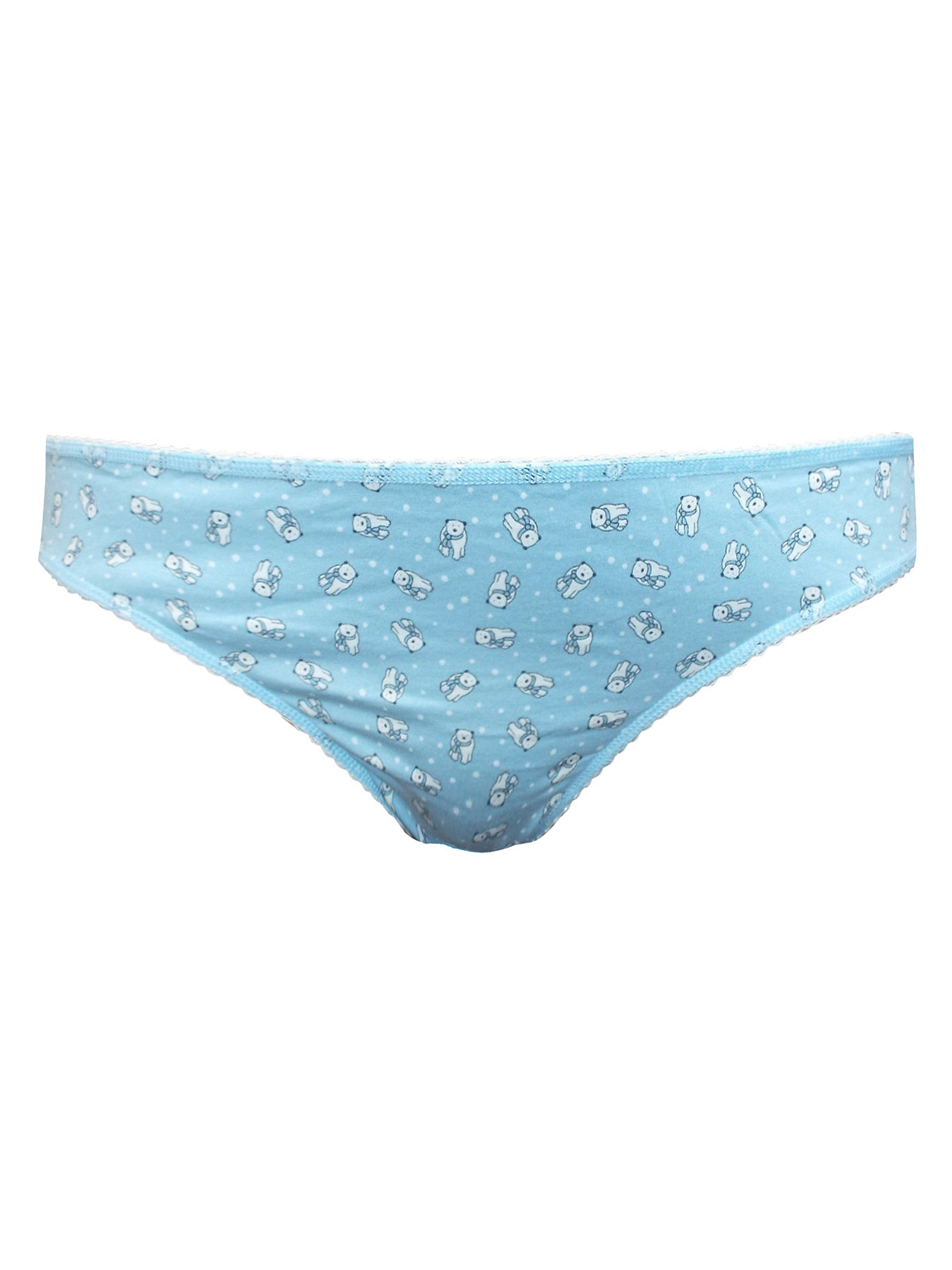 Marks and Spencer M&5 PALEBLUE Cotton Rich Bikini Knickers Plus