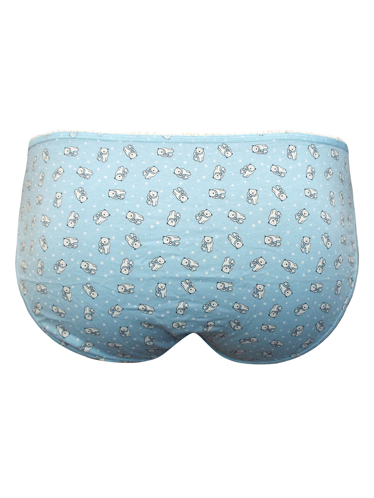 Marks and Spencer M&5 PALEBLUE Cotton Rich Bikini Knickers Plus